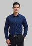Mens Cotton Smart Casual Shirt In Navy