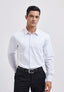 Mens Cotton Smart Casual Shirt In White