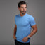 Muscle Fit Rich Cotton Blue T-Shirt