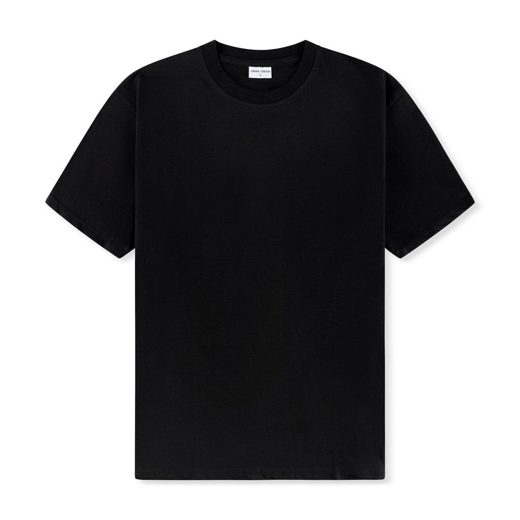 Muscle Fit Rich Cotton Black T-Shirt