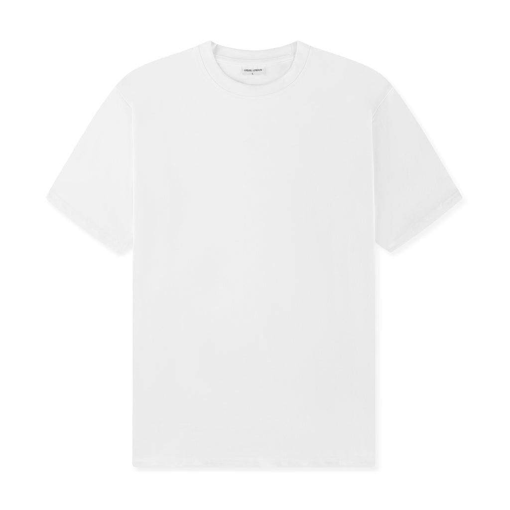 Mens Muscle Fit  White T-Shirt