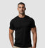 muscle fit black t shirt