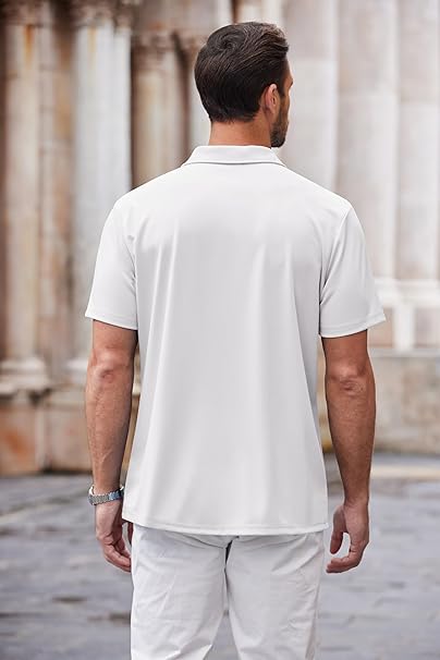 Mens Linen Shirt In White