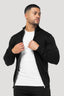 Men's Black Full Zip Jumper