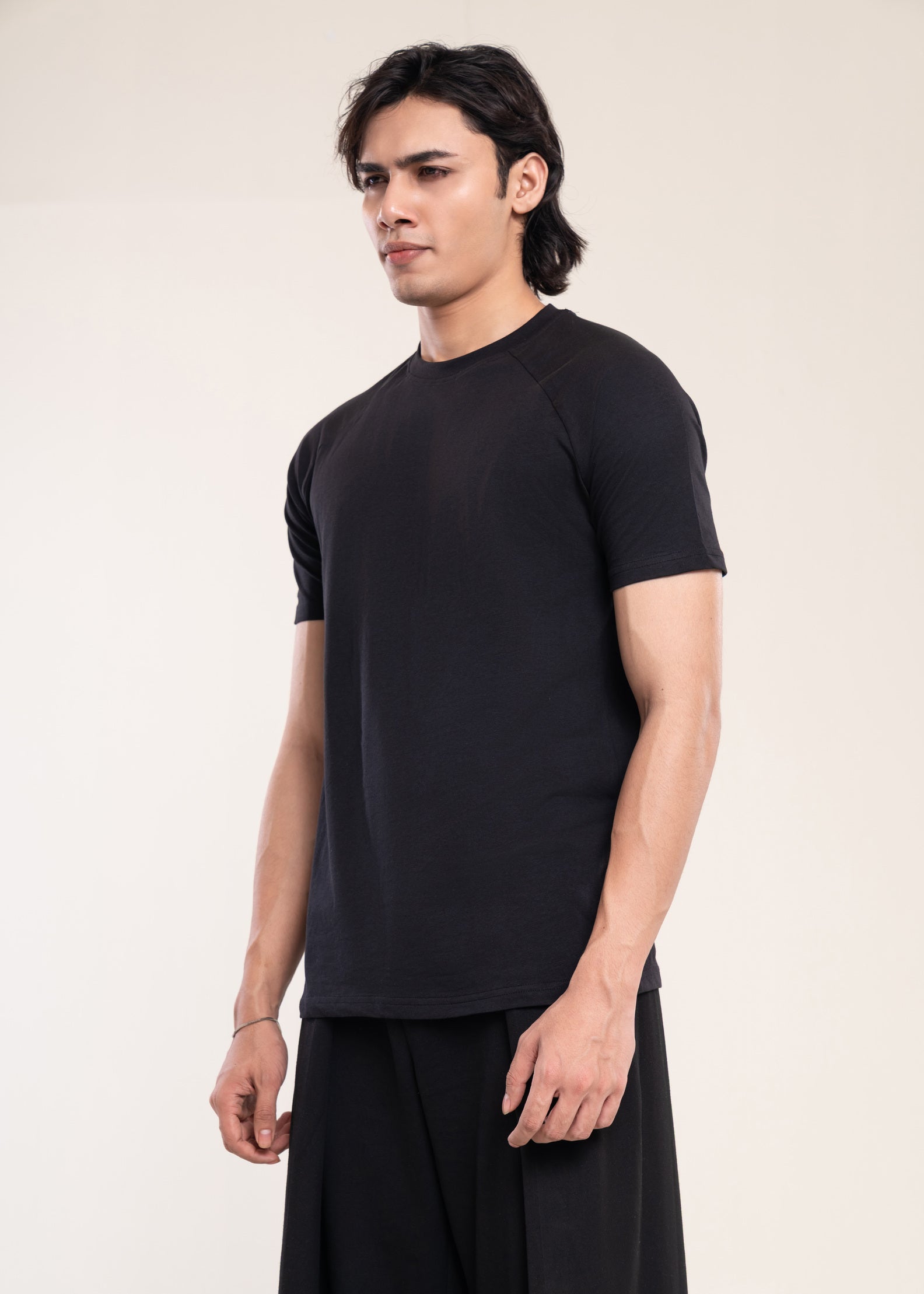 Muscle Fit Gym And Training Black Activewear Mens T Shirt - Lucca Menswear UK
