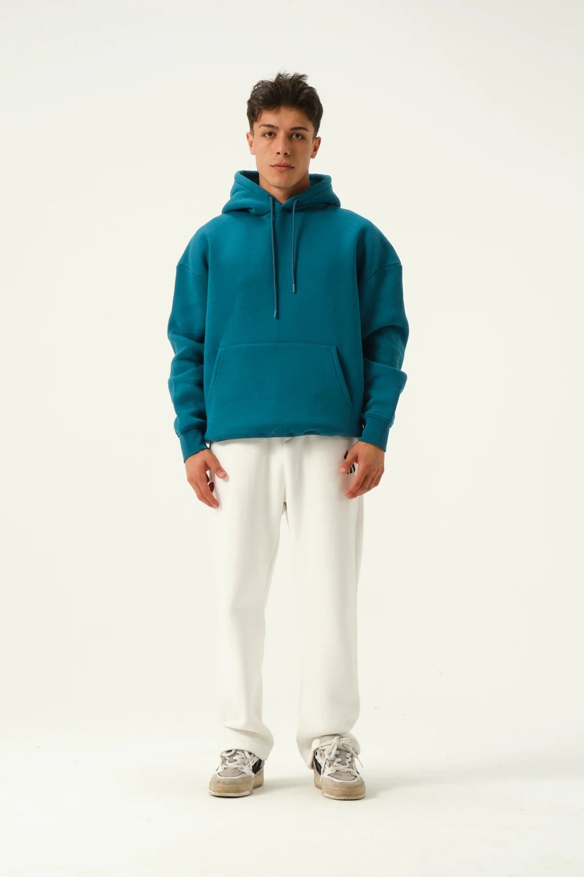 Men's Oversized Hoodie In Blue Main image