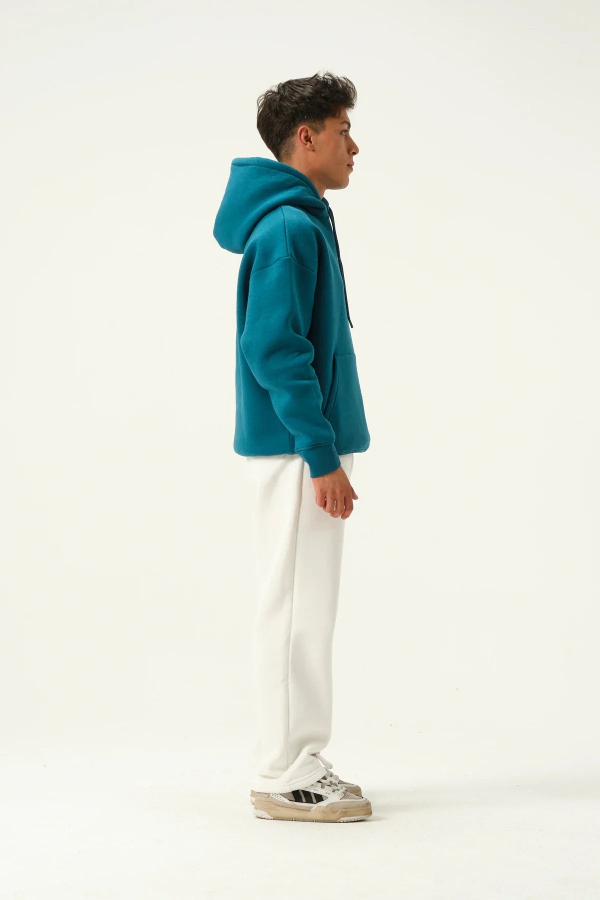 Men's Oversized Hoodie In Blue Secondary image
