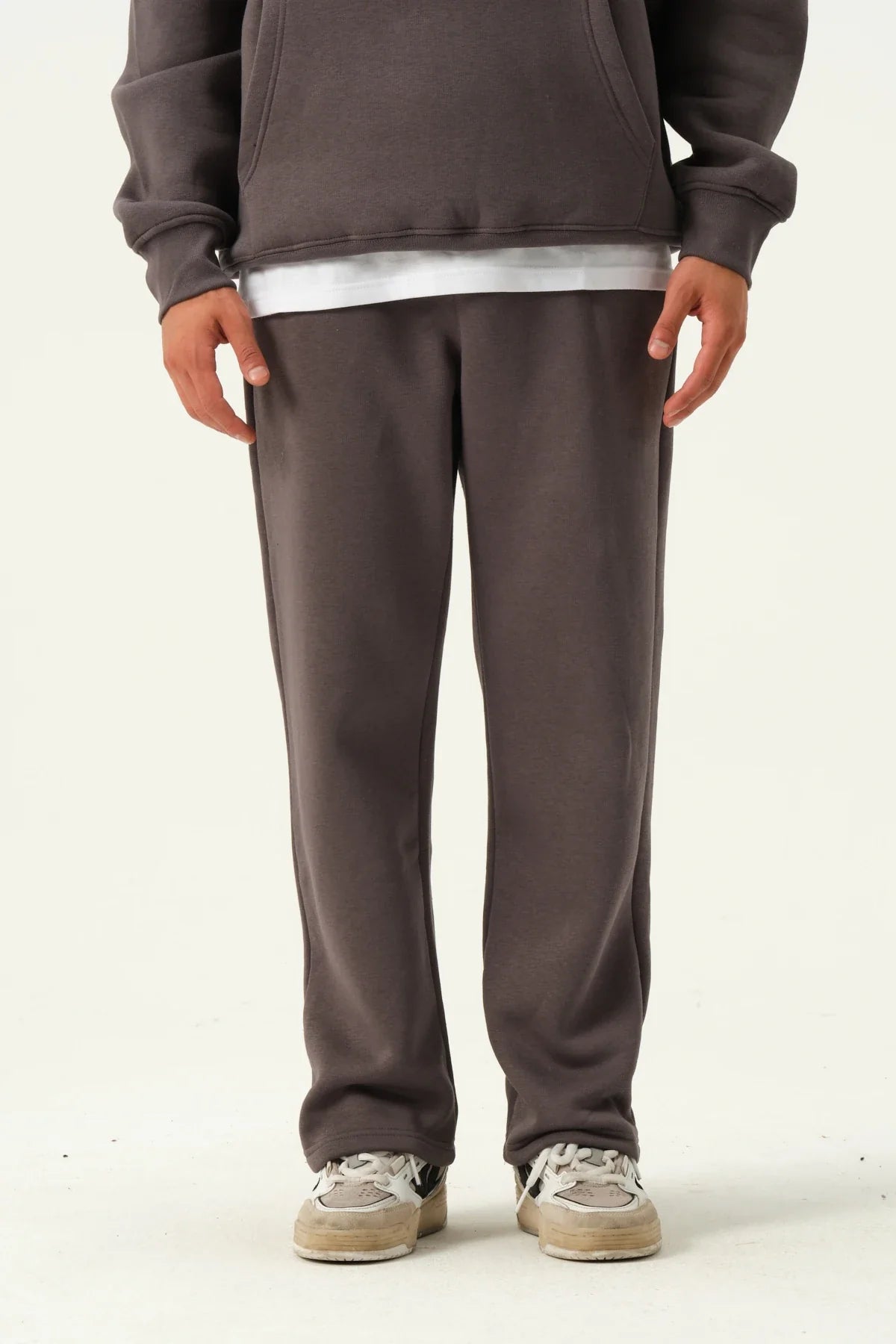 Men's Oversized Hoodie In Grey