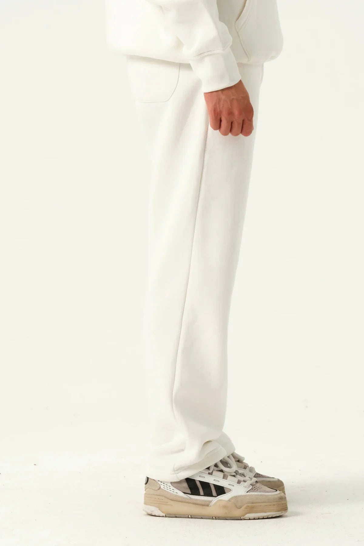 Men's Oversized Hoodie In Cream