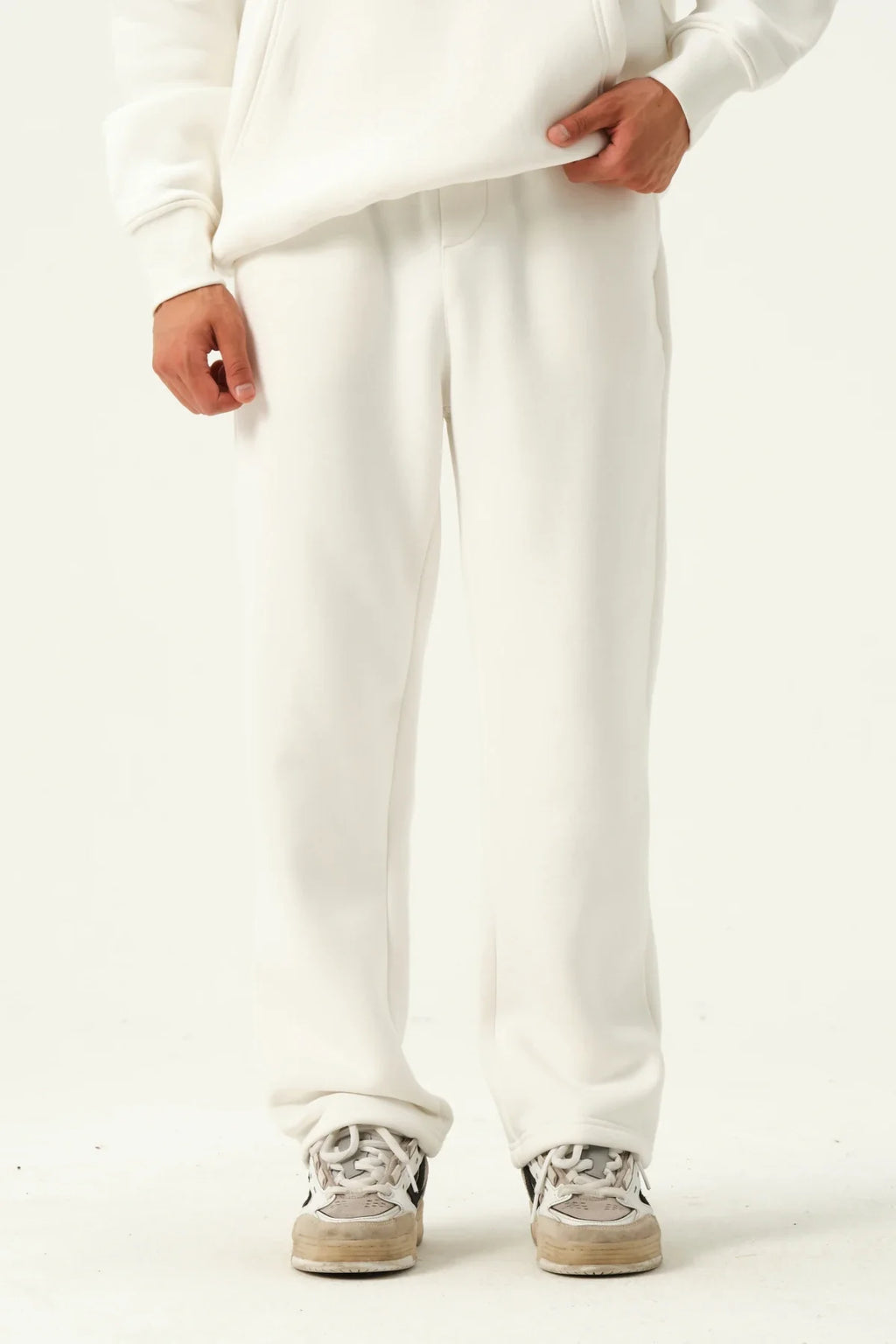 Men's Oversized Hoodie In Cream