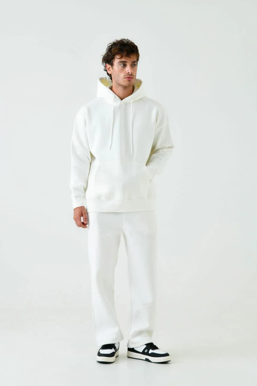 Men's Oversized Hoodie In White