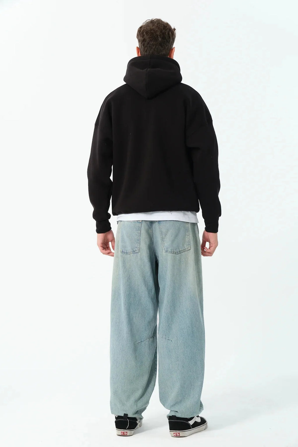 Men's Oversized Hoodie In Black - Urban Londonn Ltd